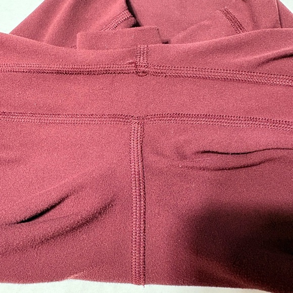 Lululemon Align Plum Shadow (Burgundy) Full Length High-Waisted Leggings. Nulu - Picture 10 of 10